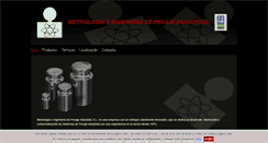 Desktop Screenshot of metrologiaeingenieria.com