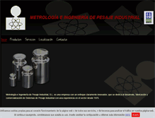 Tablet Screenshot of metrologiaeingenieria.com